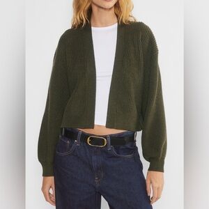 Wilfred Free Unwind Merino Wool Waist Cardigan